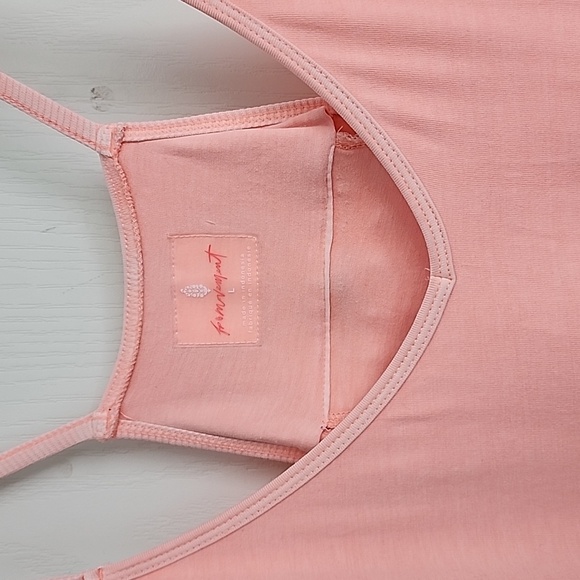 NWOT Free People FP MOVEMENT Hot Shot Onesie Melon size L - Picture 9 of 16